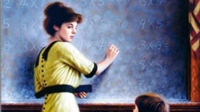 اليوم لفت انتباهي وانا ادرس تلميذ يقوم بفتح قصه كامله