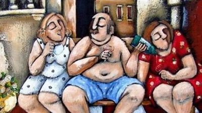 زوج رجل من امرأتين