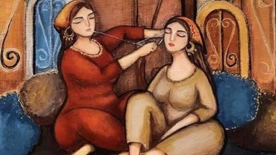 يحكى ان رجل تزوج من امرأئتين