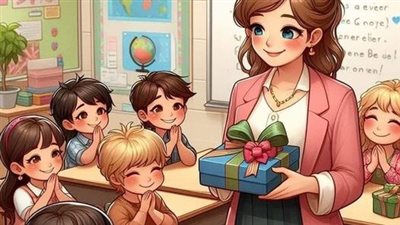 هدية المعلمه