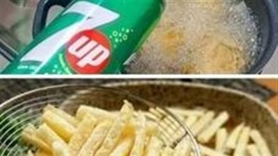 قلي البطاطس بطريقة صحية