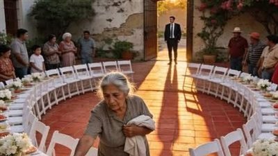 ابني ألغى الحفل خجلًا من منزلي… لكن ما حدث بعد ذلك أمام 80 كرسيًا فارغًا ڤضح غروره أمام الجميع!